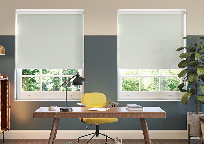 Arden (Blackout), Cloud Grey - Twist&Fit Roller Blind - Image 3